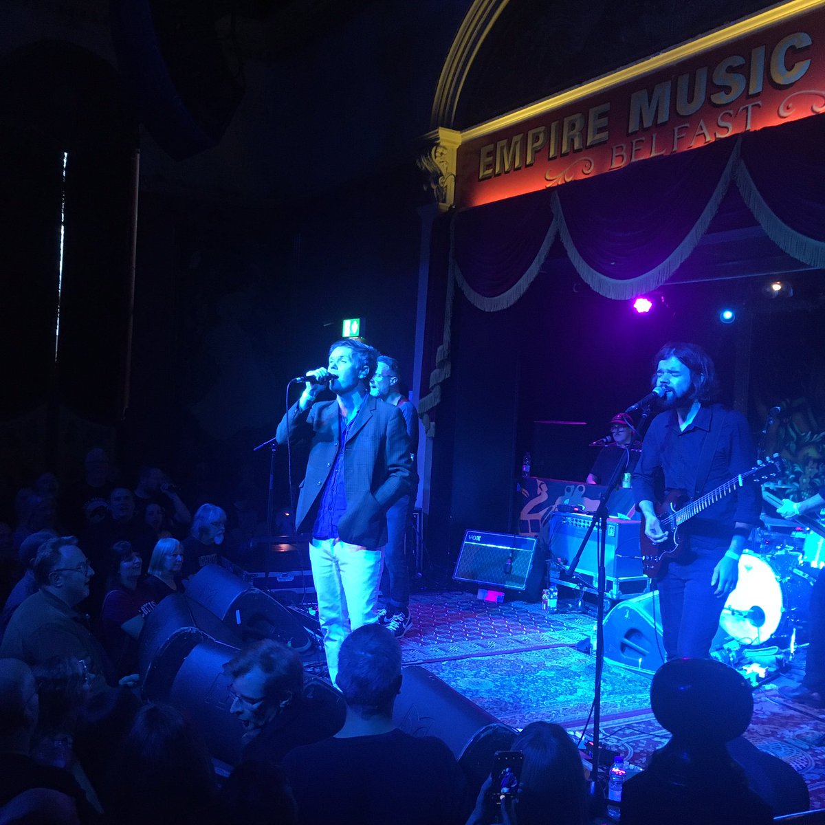 richardgdavis's tweet photo. Had a wonderful time singing my heart out at @IdlewildtheBand in @belfastEmpire Hearing #TheRemotePart took me back to a really special time. Might even have been a few tears. Come back soon lads! https://t.co/4X6Zi5fKL9