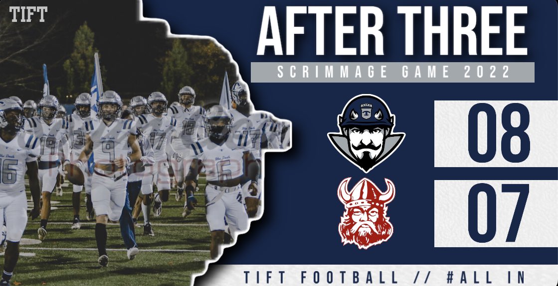 TiftFootball's tweet photo. Varsity Final After 3 Quarters!

JV takes over the 4th 0-0! https://t.co/C9GzqiSep8