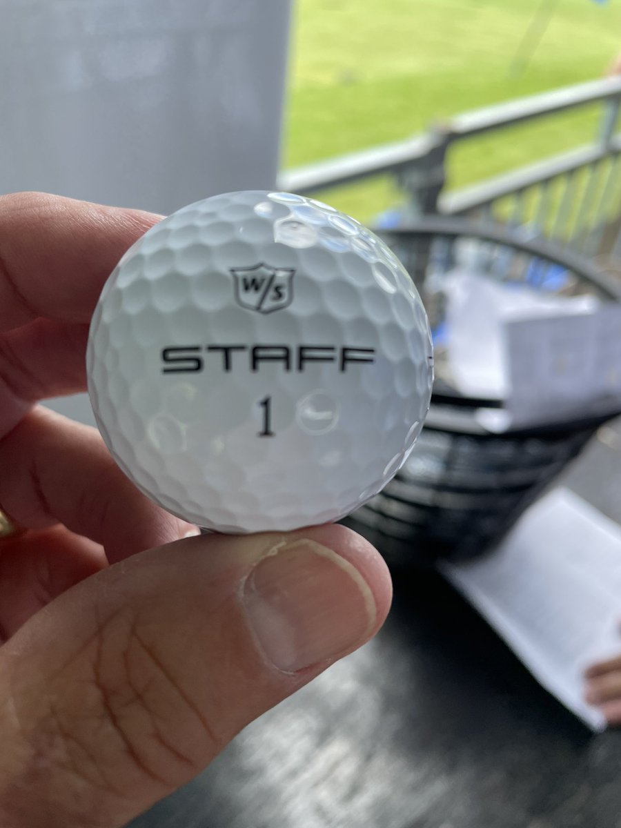 maxthore1's tweet photo. @tartanprotour @PaulLawrieGC @WilsonGolfEU @WilsonGolf @DuncanFinch88 @parsonsdrew1 @PaulLawriegolf @paullawriefound @cubgolf @5starsportsA Several players are using the Staff ball at the Wyndham Golf Championship. https://t.co/woYX2iegb0