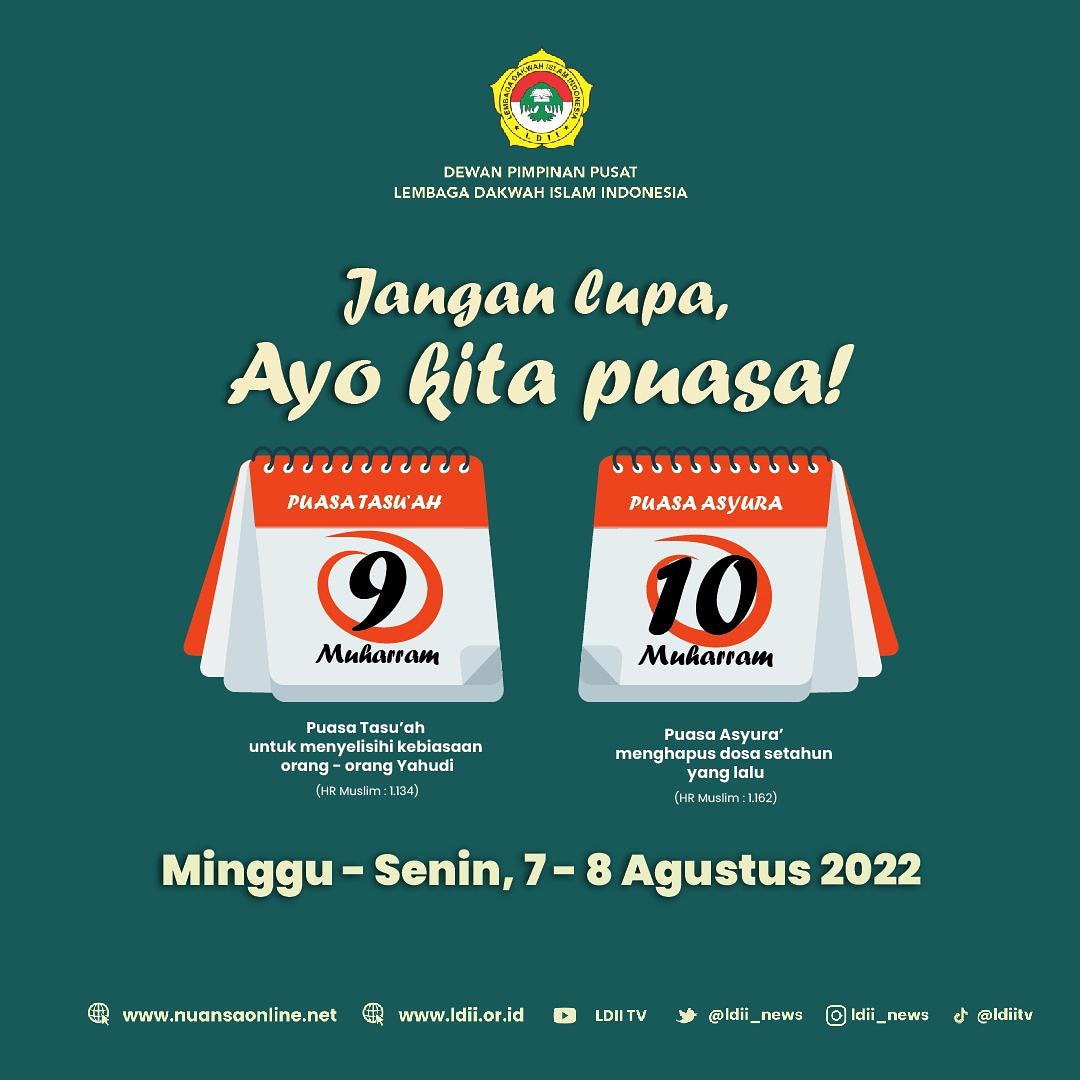 ldii_siak_riau's tweet photo. Mari kita Berpuasa sebagai Tameng diri untuk mengharapkan pengampunan dan Rahmat Allah Swt

____
Follow &amp; Subscribe
Website : 
https://t.co/tOSGH6AlPw
https://t.co/lohjP6C9Ie |  https://t.co/tbXI1Q9cpE
Youtube : LDII Riau TV
Facebook : LDII RIAU
Twitter : @ldii_news https://t.co/HEP3U8pEIc