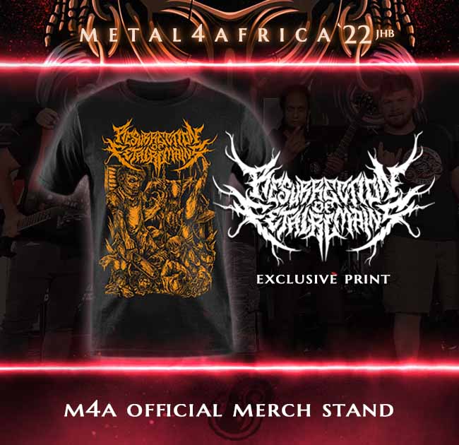 Limited edition ROFR 'Skinned' t-shirts available at M4A '22 JHB @sognage - 3rd September. R200 ea. Get yours at the event before stocks run out!

#rofr #groovybonecrushingromance #pornogrind #goregrind #deathmetal #metal4africa #m4a #itsprounouncedroffuhrr