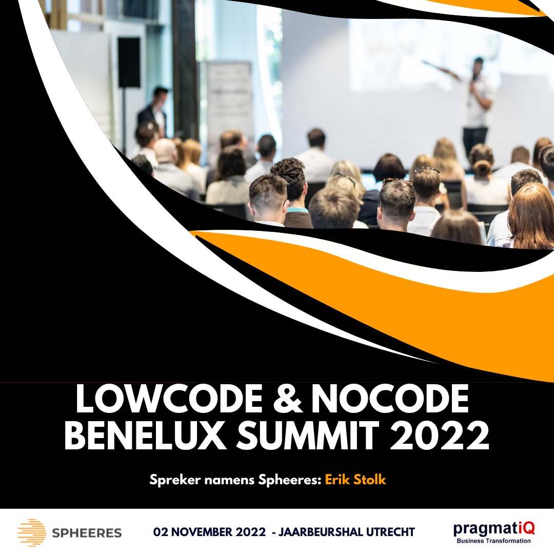 pragmatiQ's tweet photo. Spheeres LowCode platform neemt deel aan het grootste LCNC Congres in de Benelux:
https://t.co/j6MiM9ChoE
Ook de diverse Leading platformen ontmoeten, schrijf je nu in
#lowcode #nocode #softwareselectie #triggre #apty #automatiseren https://t.co/dRgf3OpixO