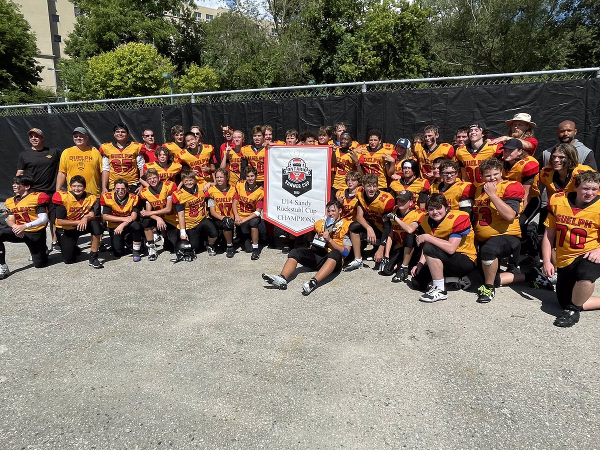 519sportsonline's tweet photo. 🏆 519 CHAMPIONS - The U14 @JrGryphFootball bring home an @OSFL_Official title beating Forest City 34-20 in the championship game this morning. Way to go Gryphs! #519Proud #LocalSports #519Champions @FootballOntario https://t.co/spXE0SlG5A