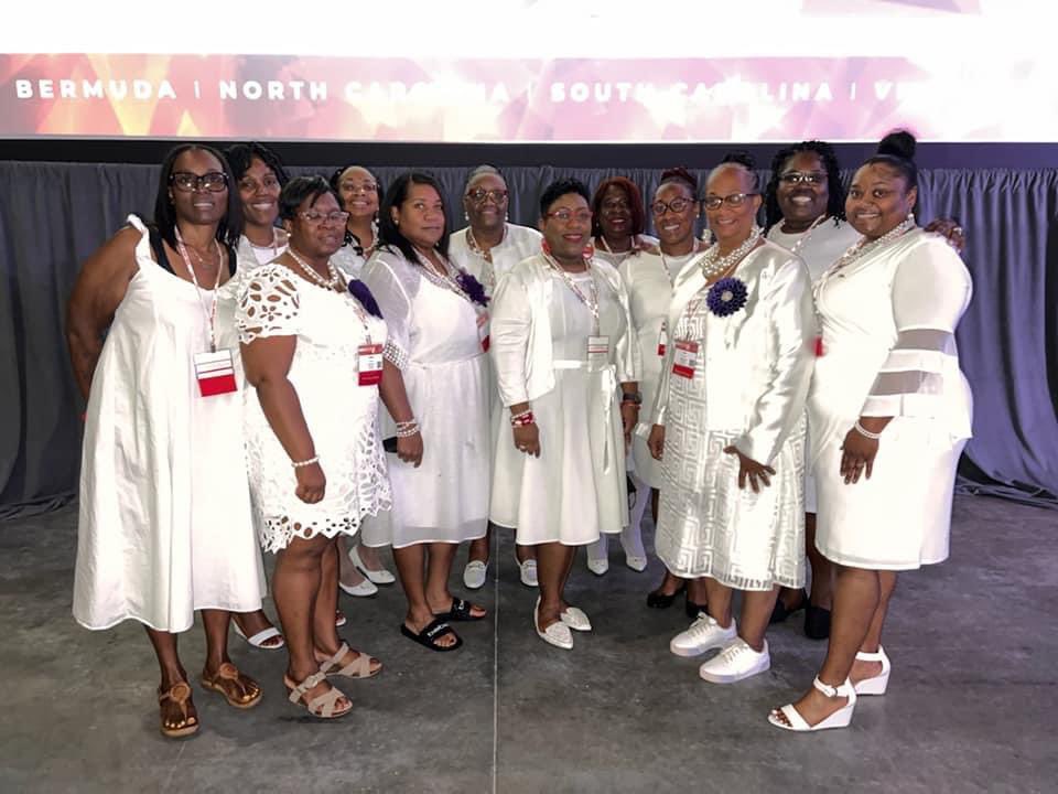 AlumnaeChapter's tweet photo. WPAC representing at the 2022 South Atlantic Regional Conference #SARC22 https://t.co/BiljPfvM8E