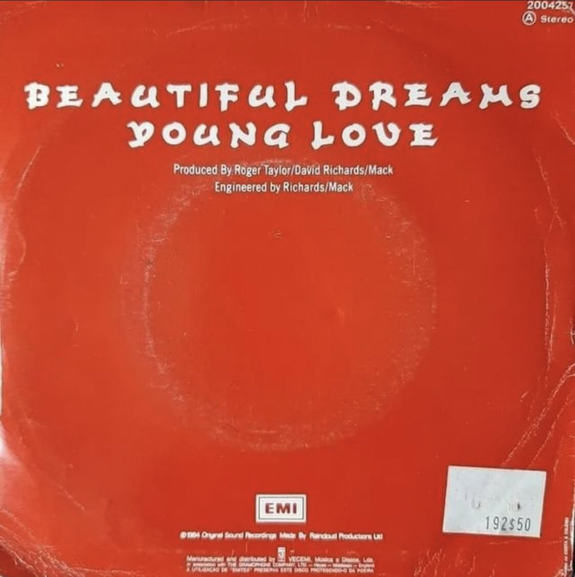 offqueenbandfan's tweet photo. #OTD on 06/08/1984. #RogerTaylor released the song #BeautifulDreams, as 3rd and the last extract him 2nd solo album #StrangeFrontier. https://t.co/Gafk2ThMKR