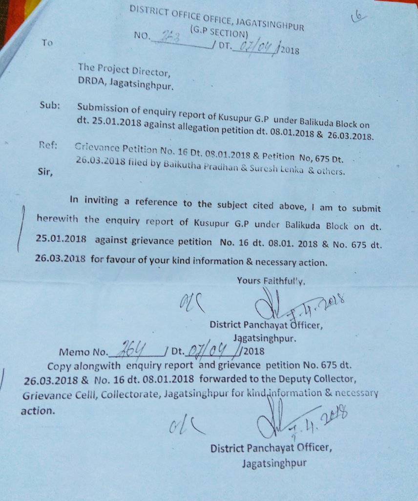 Aadhar news odia (@aadhar_odia) on Twitter photo While NREGA FUND has the provision of going directly to the bank account of job card holder's,peo has withdrawn 17,000 rupees cleverly on date 22/6/2013. dpo jagatsinghpur investigated but the result zero <a href="/PRDeptOdisha/">Panchayati Raj and Drinking Water Department</a> <a href="/mopr_goi/">Ministry of Panchayati Raj, Government of India</a> <a href="/BalikudaBlock/">Balikuda Block</a> <a href="/CollectorJspur/">DM_Jagatsinghpur</a> <a href="/jagatsingpur/">DRDA JAGATSINGPUR</a> While NREGA FUND has the provision of going directly to the bank account of job card holder's,peo has withdrawn 17,000 rupees cleverly on date 22/6/2013. dpo jagatsinghpur investigated but the result zero <a href="/PRDeptOdisha/">Panchayati Raj and Drinking Water Department</a> <a href="/mopr_goi/">Ministry of Panchayati Raj, Government of India</a> <a href="/BalikudaBlock/">Balikuda Block</a> <a href="/CollectorJspur/">DM_Jagatsinghpur</a> <a href="/jagatsingpur/">DRDA JAGATSINGPUR</a>