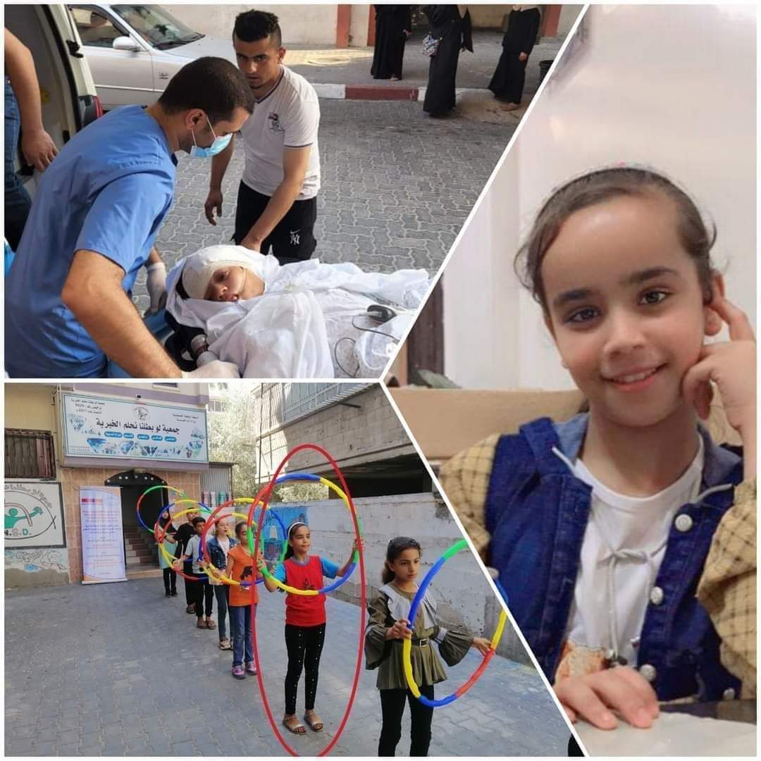 AyaIsleemEn's tweet photo. Israeli warplanes have injured 10 year child in Gaza 
This is an example of Israeli targets in Gaza 
#GazaUnderAttack https://t.co/l83BBhAbzJ
