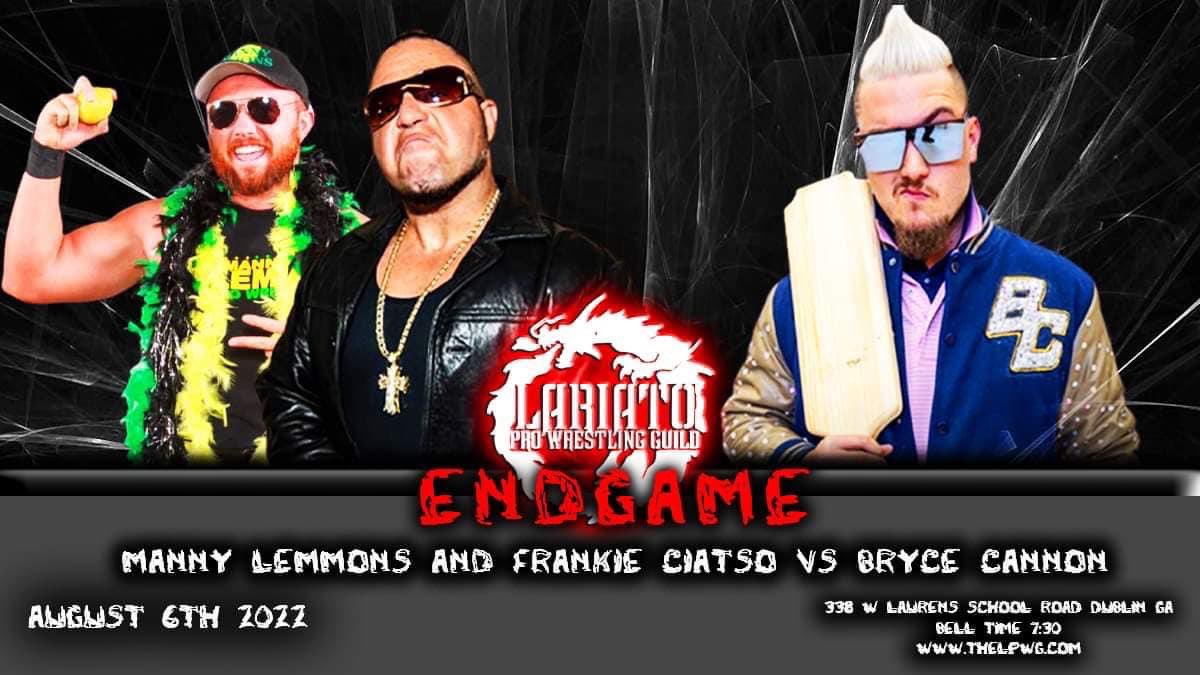 mannylemons's tweet photo. RIP to @realBryceCannon
Me and my boy @FranciscoCiatso about to put him to rest tonight at @LariatoW
#IMPACTonAXSTV #impactwrestling #impactplus #lariato #dublin #georgia #C&C #gotime #zestmovement #zestofthebest #lemondrop https://t.co/2CNXz84D1j