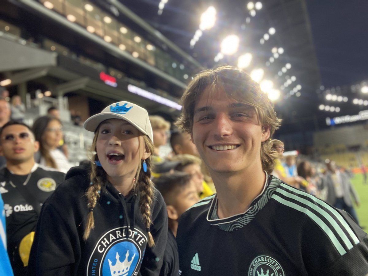 Wesley_Riley35's tweet photo. It’s @CharlotteFC match day, can’t wait to get to the tailgate.  #LetsGoCLT #3Points @TheBenBender finds the back of the net tonight! https://t.co/KSrShKs0Ii