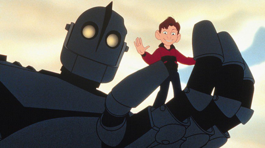 DiscussingFilm's tweet photo. 23 years ago today, ‘THE IRON GIANT’ released in theaters. https://t.co/2kfznHtpGt