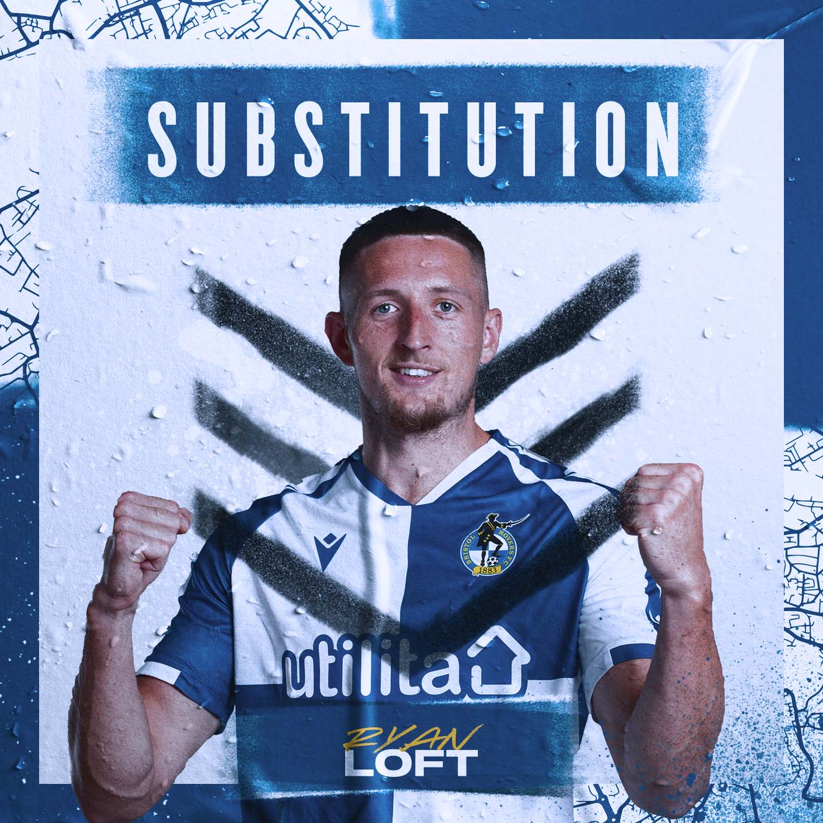 Official_BRFC's tweet photo. 89' Another set of changes for Rovers...

👏 A debut for Jerry Lawrence!

#BAFC 0-4 #BRFC https://t.co/llbvslebhD