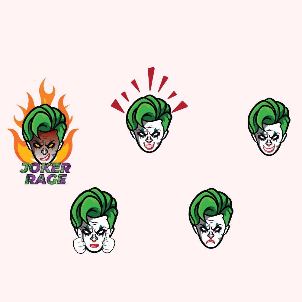 MariaBeck2000's tweet image. Emotes made for a client #joker #jokeremote #emote #gfx #twitch #twitchemotes #TwitchEmoteArtist #twitchgaming #emotes