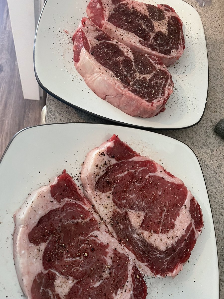 JHugo13's tweet photo. A little pregame smoke sesh before the bros head uptown @CharlotteFC @PitBossGrills #Ribeye #ThiccMeat #ForTheCrown #SmokeMeatNotMeth https://t.co/RV6N47lWEe