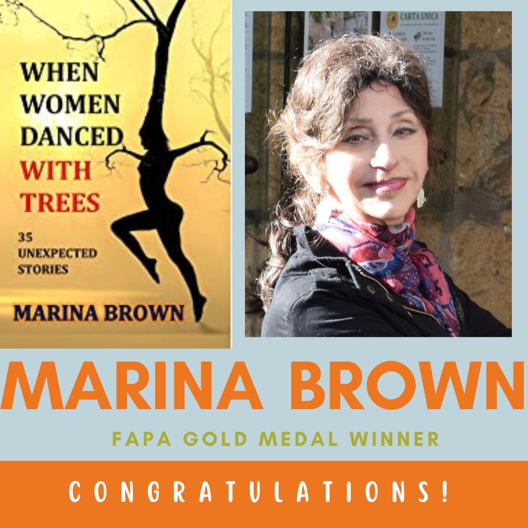 midtownreader's tweet photo. Congrats to Marina Brown who won the gold medal for Anthologies and Collections at the Florida Authors and Writers convention last weekend!
When Women Danced With Trees is a collection of 35 "unexpected" short stories.
#floridaauthors #floridawriters #shoplocal https://t.co/0DBxuWZo9m