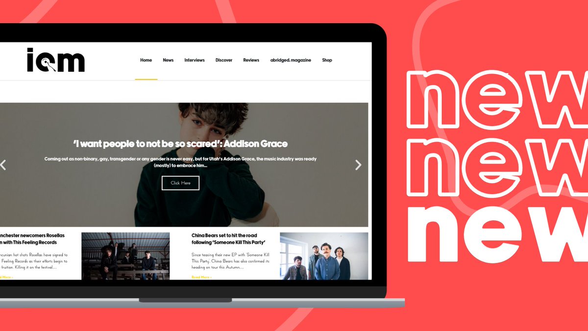 It’s here! The home of IndieCentralMusic has had a little makeover. We’ve put our heart and soul into making ICM the best place to discover new music so it’s only right that it has a shiny website to go with it. (1/2)