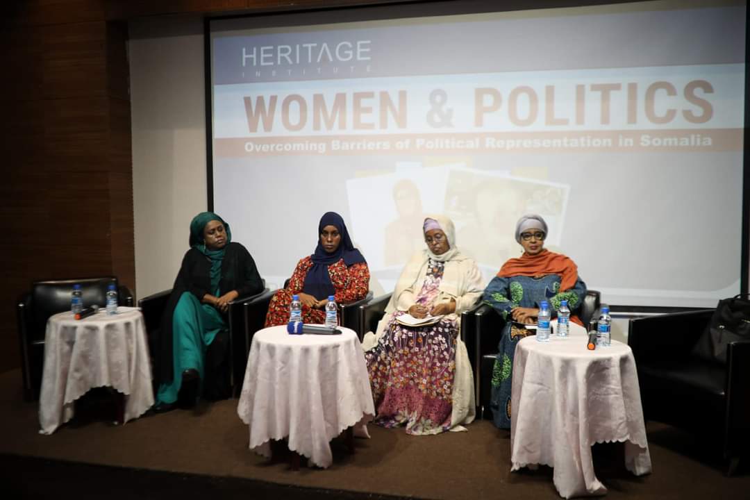 sntvnews1's tweet photo. A forum for ideas to discuss Women and Politics organised by @HIPSINSTITUTE has been held in #Mogadishu, on Saturday.  Somalia’s former Deputy Prime Minister, Fauzia Haji Adan, @Hanifaxabsade, outgoing Minister of Women and Human Rights &amp; other distinguished dignitaries attended. https://t.co/V1utGn9QDT