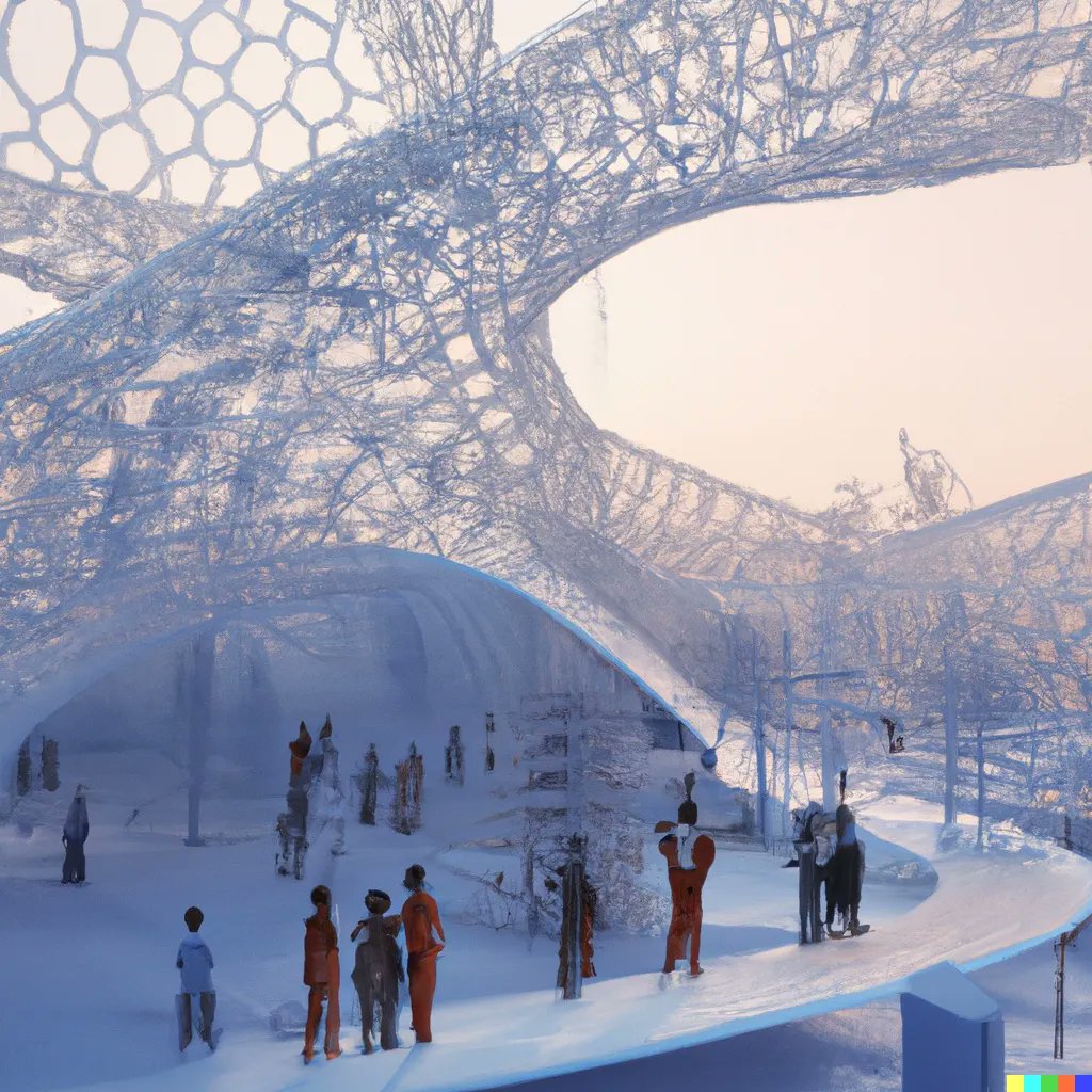 saiudeep's tweet photo. People Exploring the Spaces inspired from Honeycomb and Cobb web structures studies, through Dall.E 2 AI.
.
.
.
.
.
#dalle2 #aigeneratedart #aiarchitecture #aidesign #aiartcommunity #blessedarch #parametricarchitecture #architecturehunter #aiarchitectures
@OpenAI @Dalle2Pics https://t.co/m4kxUvNsdd