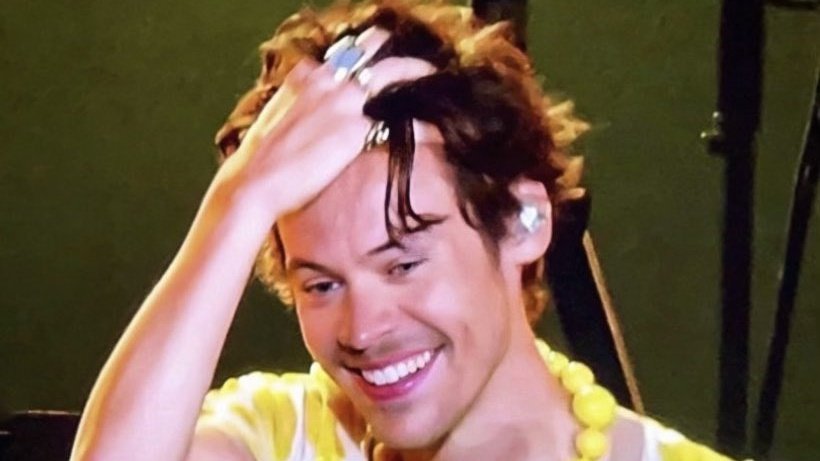 sunfflouwerry's tweet photo. harry's hair strand is the actual end of me https://t.co/Xhpnmp0XOp