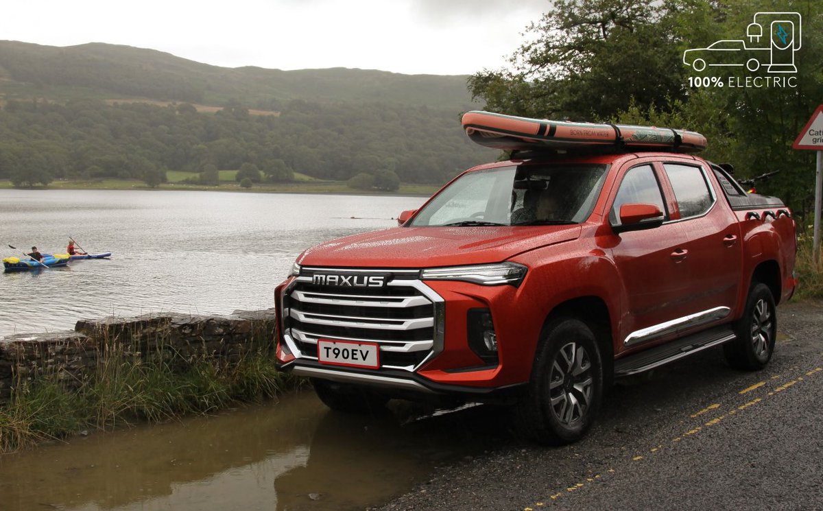 westernmaxus's tweet photo. The T90EV... Yes, EV, Electric Vehicle! 😮🔋 This is the first electric pickup to hit the UK market and we are accepting orders now! 🔥

🙌 Tell Me More: https://t.co/UUascoA6s4 

✅ 220 Mile Range 
✅ 1000kg Payload
✅ 1500kg Towing 

#T90EV #TeamMaxus #EV  #PickupTruck https://t.co/5wqfNQJm64
