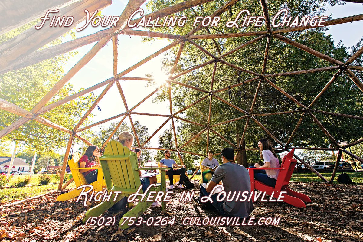 CU Louisville is a great place to find your calling for life change! We are flexible, affordable and local!