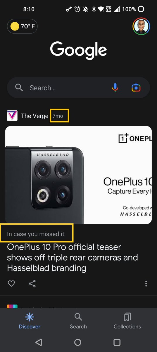 pateln01's tweet image. Anyone long for the days of #GoogleNow when information was actually current? 😛

Also, #Google has to have a way to know that I don&apos;t need a teaser trailer from 7 months ago on the device said trailer is for that I&apos;m currently using 🤦‍♂️