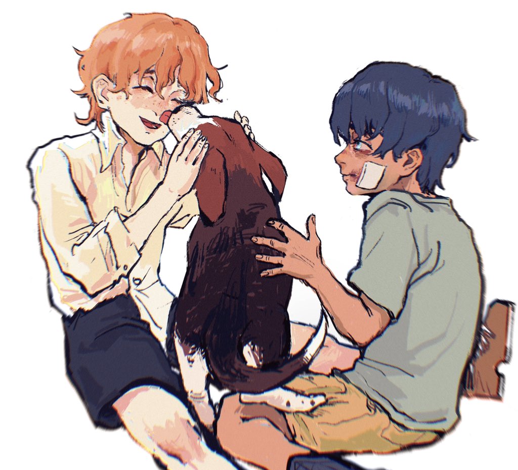Dandyyyyy1203's tweet photo. 🌞

👦🐶👦

#OC #art #procreate #procreateart #artshare #painting https://t.co/GeLsgH1NlE