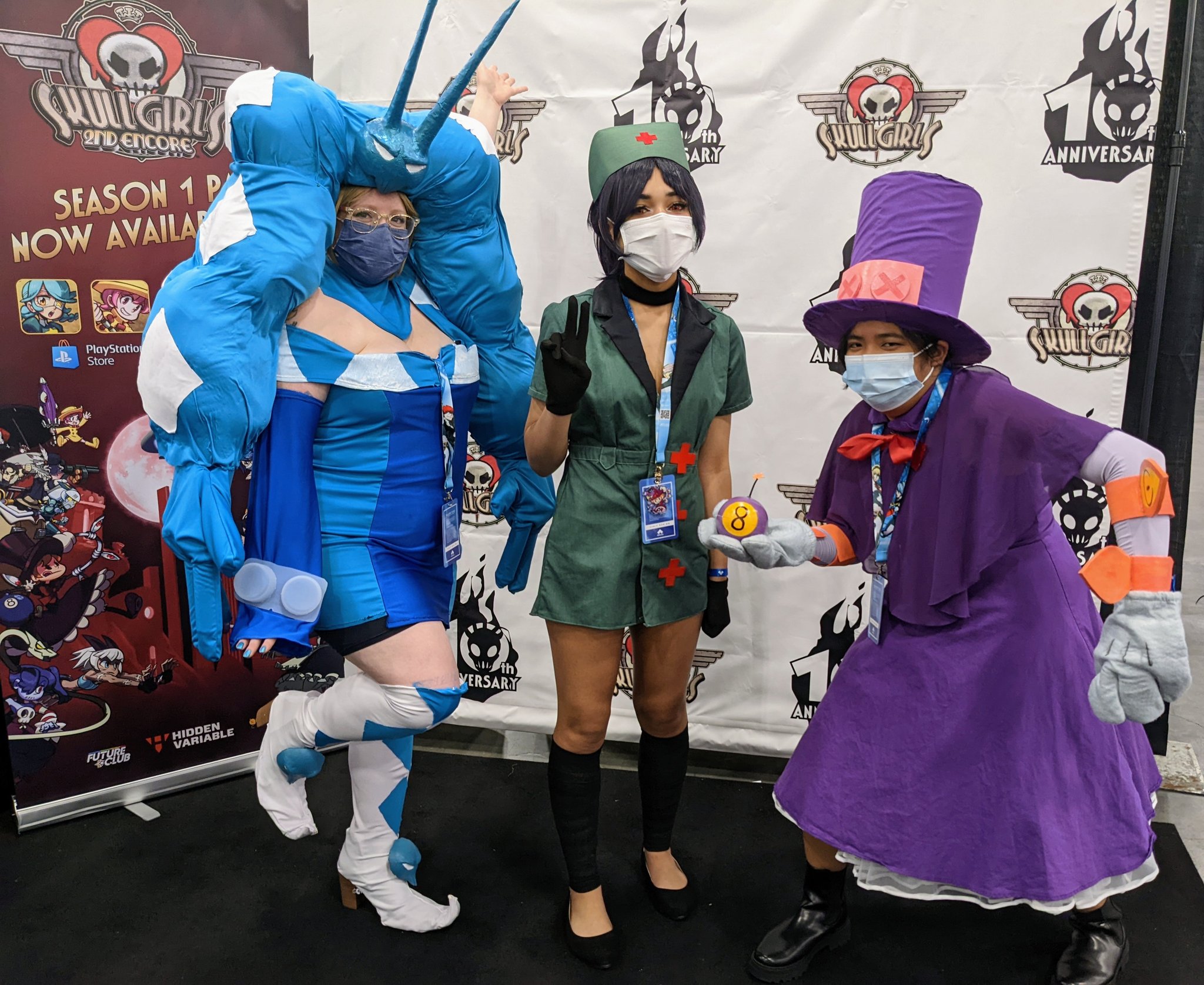 Skullgirls on Twitter: "Some AMAZING cosplayers visited the #Skullgirls ...