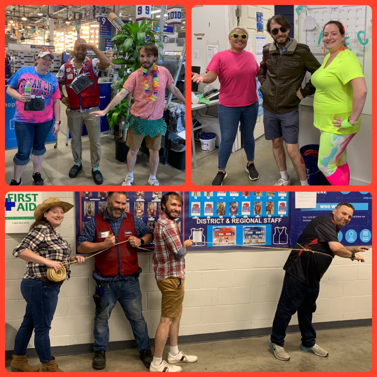 Spirit Week continues...day 4 Tacky Tourist, day 5 Wild West and day 6 Decades Day <a href="/JoshWilner/">Josh Wilner</a> <a href="/BellAnyae/">Anyae Bell</a> <a href="/ShuellWilliam/">William Shuell</a> <a href="/ChantillyLowes/">Lowe's of Chantilly, VA</a> <a href="/1290Lowes/">Lowes District 1290</a>