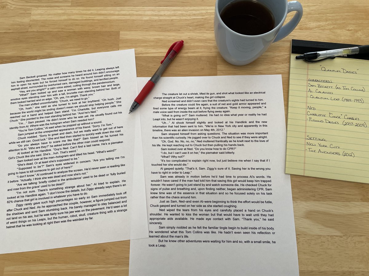 TeamFreeFab's tweet image. Quantum Leap and Pushing Daisies collide in The Avengers in this Fanfic through the Ages. @SamMaggs @PatrickWeekes #GISH