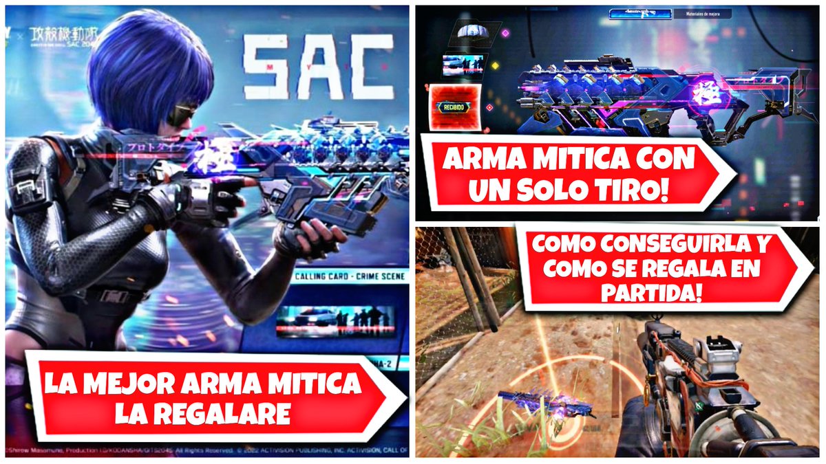 Destro32YT's tweet photo. NUEVO VIDEO! COMO CONSEGUI LA MITICA CASI GRATIS Y REGALO UNA MITICA 🔥👀 QUE ESPERAS VE A VERLO Y APOYA EL VIDEO!
https://t.co/iKZnKZ9jTg
#codm #codmobile #codmovil https://t.co/3E0dr6qOJO