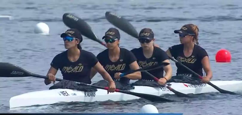 conadeoficial's tweet photo. ¡𝗕𝗥𝗢𝗡𝗖𝗘 𝗣𝗔𝗥𝗔 𝗠É𝗫𝗜𝗖𝗢! 🥉

El equipo 🇲🇽 de K4 500m  con Karina Alanis, Isabel Aburto, Beatriz Briones y Marisela Montemayor, logra el 3er. lugar, en el Campeonato Mundial de Canotaje Velocidad, en Halifax, Canadá🇨🇦, al cronometrar un tiempo de 1:33.24 minutos 👏🏻👏🏻. https://t.co/ZMajXkB5E1