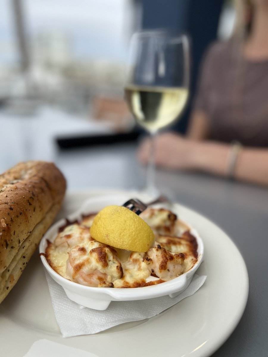 MileMarker158's tweet photo. In the mood for some #freshseafood this Saturday?
.
Our Shrimp-Cargot is something delicious -Baked Shrimp, Boursin
&amp; Mozzarella Cheese, served with Parmesan bread 
.
PS.  Try one of the best #waterfrontviews in Orange Beach!
.
#milemarker158 #dockside #wharf #orangebeachalabama https://t.co/kcyCnkJDwv