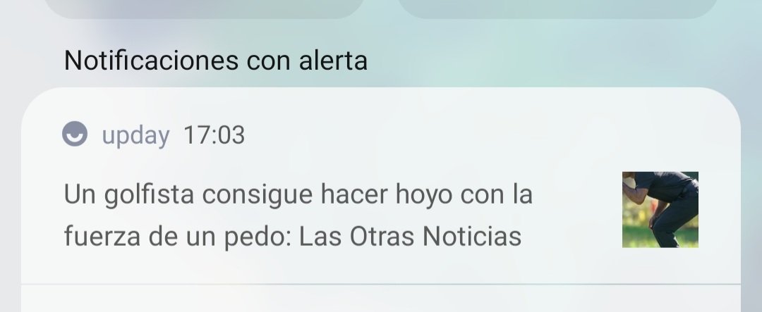 Otra noticia que no necesitaba pero que mi móvil me recomienda