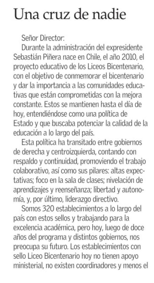 camilaromerom's tweet photo. Todo el apoyo a los 320 #LiceosBicentenario a lo largo de todo el país, ya que el gobierno de @gabrielboric los abandonó y no los siguió apoyando como debiera haber sido tratándose de la política pública más exitosa en educación de los últimos años. Continúen unidos y con fuerza. https://t.co/xMeLqeWe85