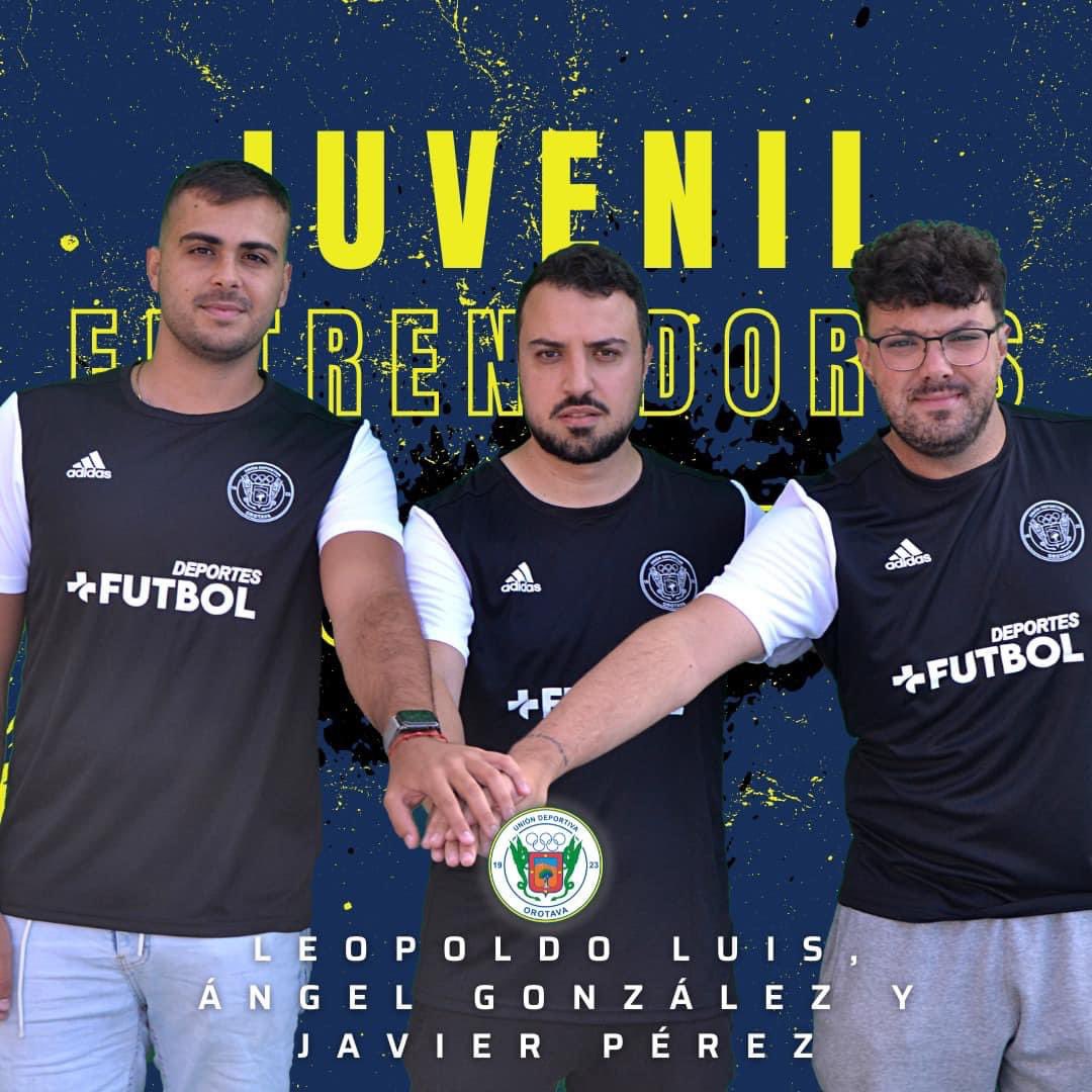 udorotava_'s tweet photo. ✅OFICIAL |

Leo, Ángel y Javi formarán el cuerpo técnico de nuestro juvenil👏🏻. Un equipo muy cualificado para devolver a nuestro juvenil a la  categoría que se merece.

¡Muchas suerte chicos! 🍀❄️

#UDOrotava | #FútbolBase | #LaOrotava https://t.co/mdDckGsznv