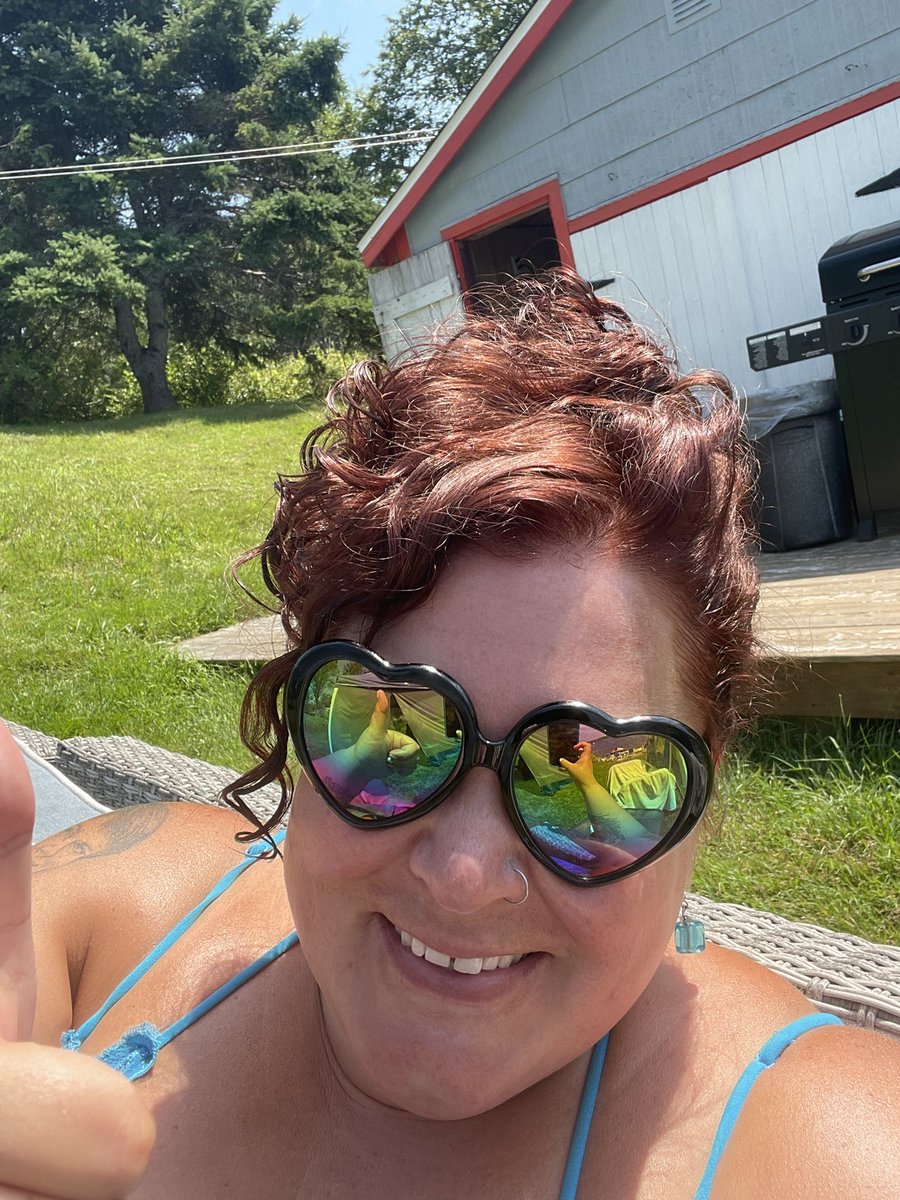 Happy Birthday to me!  44 and lake lounging in Jeddore.