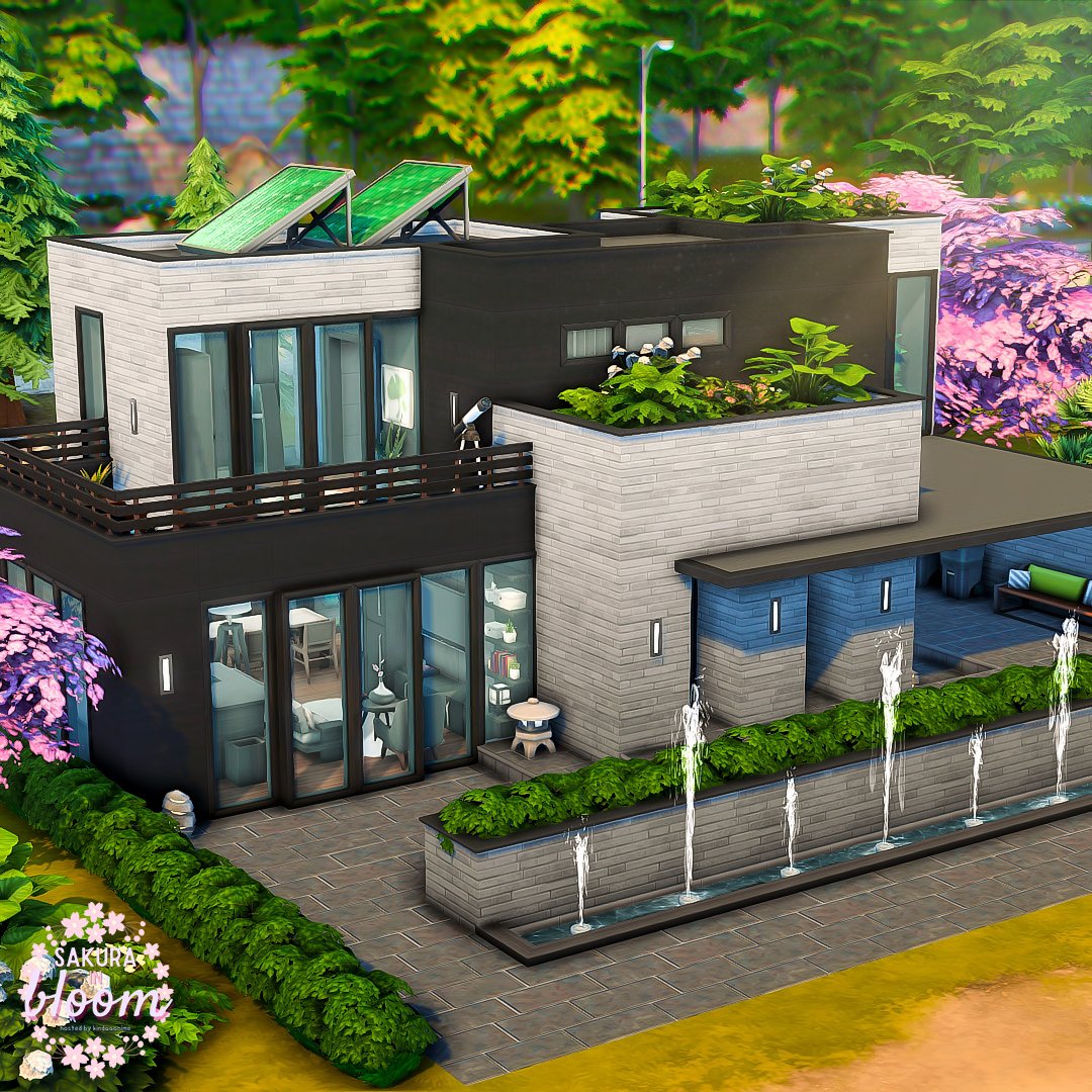 honeymaysims's tweet photo. For the #sakurainbloomcollab hosted by @kindaaanime, I made this Modern Japanese Inspired Home 🌸
🤍 Gallery ID: Owlrick
🤍 Speed build: https://t.co/ztJBk2T4nq
#TheSims4 #TheSims #ShowUsYourBuilds @TheSims https://t.co/Jrx0tWzdjz