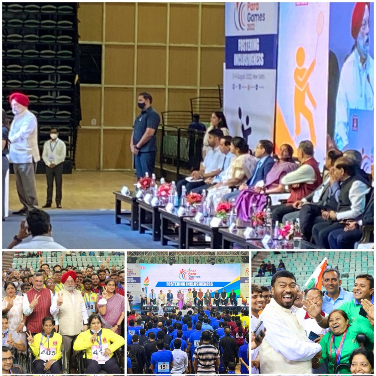 HPCL's tweet photo. Beyond Limitations~4th ONGC Para Games at NDelhi for specially abled Oil &amp; Gas sector sports persons, fostering Inclusiveness, witnessed exceptional performance by 4 member Team #HPCL winning 2 Golds &amp; 1 Silver.
Many congrats Sh Gajanan Parmar
Sh Nagender Yadav and other members. https://t.co/1jsxh3j1mD