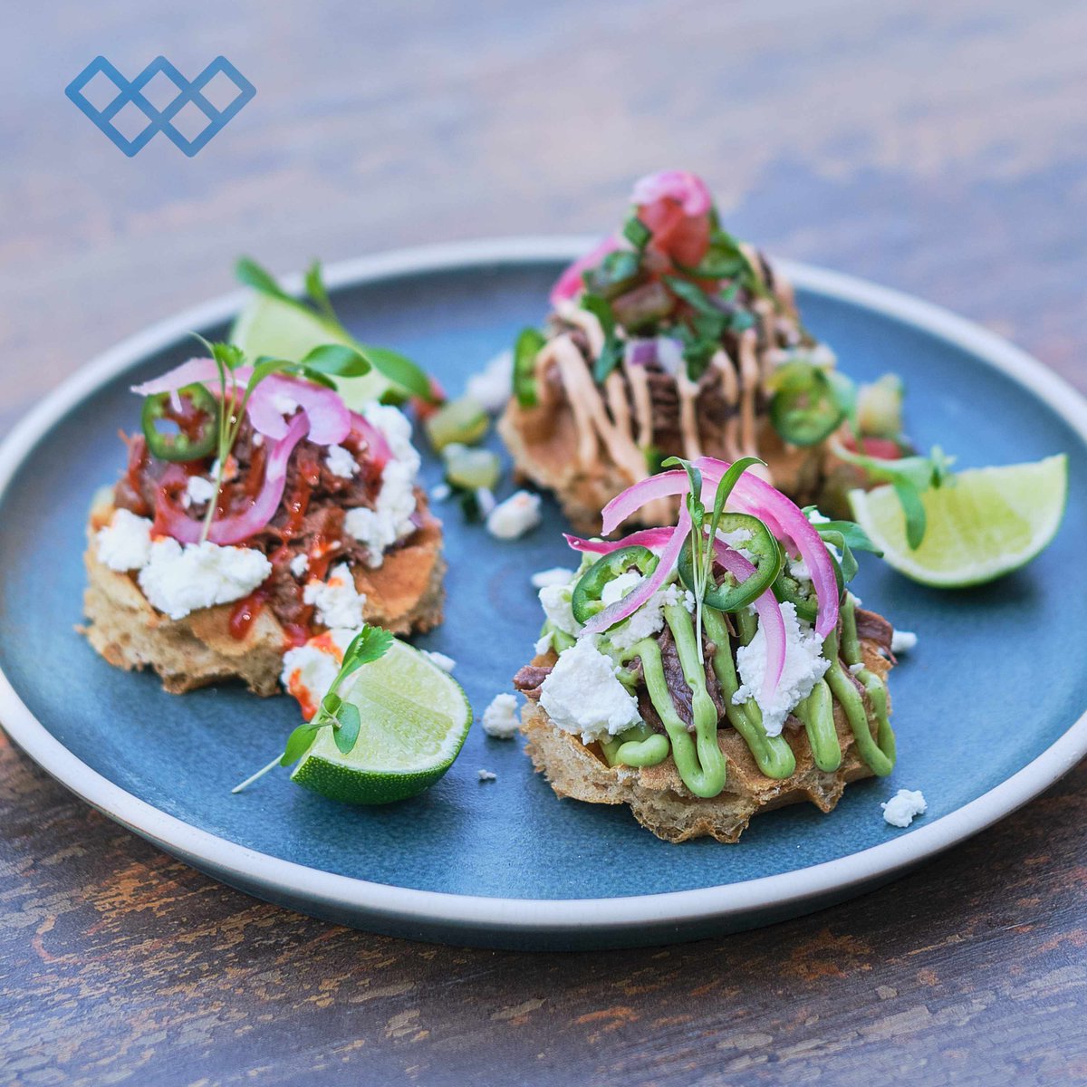 Available Now:  Beef Cheek Tacos
Smoked beef cheeks with salsa verde, chipotle crema and Mexican salsa. Served on oregano waffle with crumbled feta

#wafflehousestalbans #wafflehouse #waffles #stalbans #lovefood #photooftheday #love #food #instagood