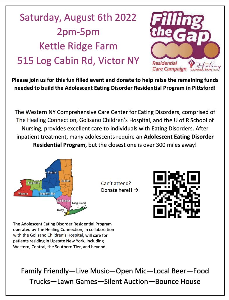 DrNicoleC's tweet photo. Join us today in raising money to fund a local adolescent #eatingdisorder residential program. Currently, patients <18 in #ROC need to go out of state or to NYC if they require this level of care. Spread the word and if you can't join, consider donating below. #adolescentmed https://t.co/sD7DA5jOh7