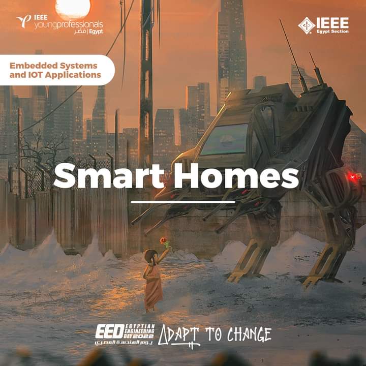 EEDNews's tweet photo. كل الأجهزة فى بيتك تقدر تتحكم فيها بضغطة زرار من خلال موبايلك وده يُسمى المنازل الذكية اللى هتكون ضمن الEmbeded System &amp;IOT Applications.  
للتقديم لمشروعك : https://t.co/HjkqvSxN0A
 ومتنساش تقرأ الشروط والاحكام من خلال اللينك: https://t.co/roa7t8FwKd
#EED
#EED2022
#AdaptToChange https://t.co/P8LgdfWyFo
