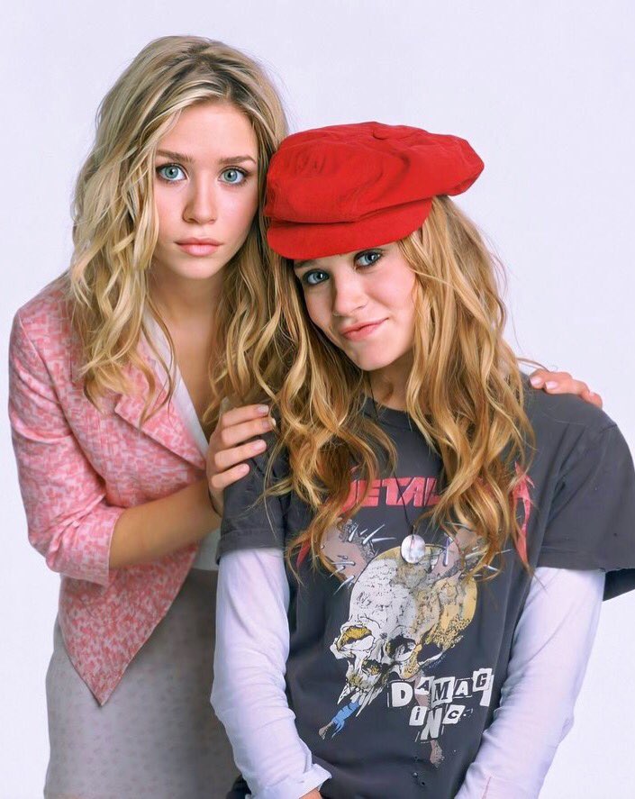 2. Mary-Kate and Ashley Olsen for the 'New York Minute' promo sho...