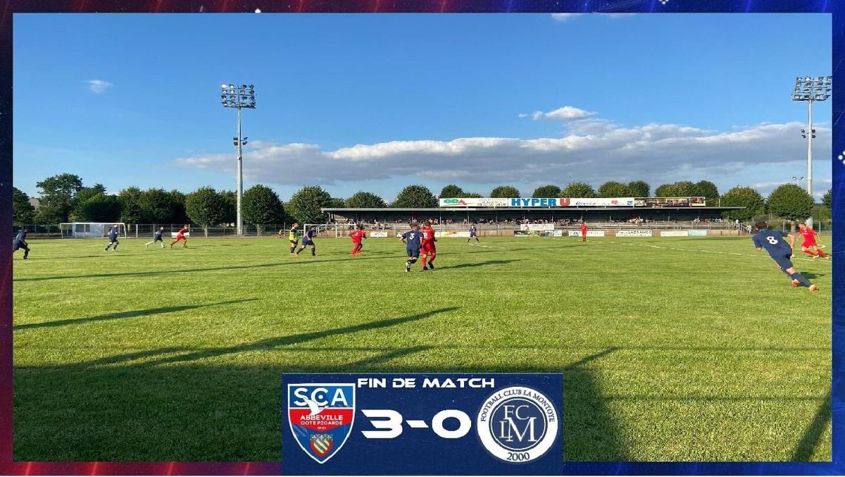 🗓 𝓟𝓻é-𝓢𝓮𝓪𝓼𝓸𝓷 𝓣𝓸𝓾𝓻🗓

📍𝟙𝕖𝕣 𝕖𝕡𝕚𝕤𝕠𝕕𝕖

SCA 🆚 FC La Montoye (R3) 3-0 ✅
⚽️ K. Dervillé 47’
⚽️ T. Lhermurier 82’
⚽️ T. Dupont 84’

RDV le 13 août  🆚<a href="/USROYENOYON/">US ROYE-NOYON</a> 

#ENSEMBLE 💙❤️