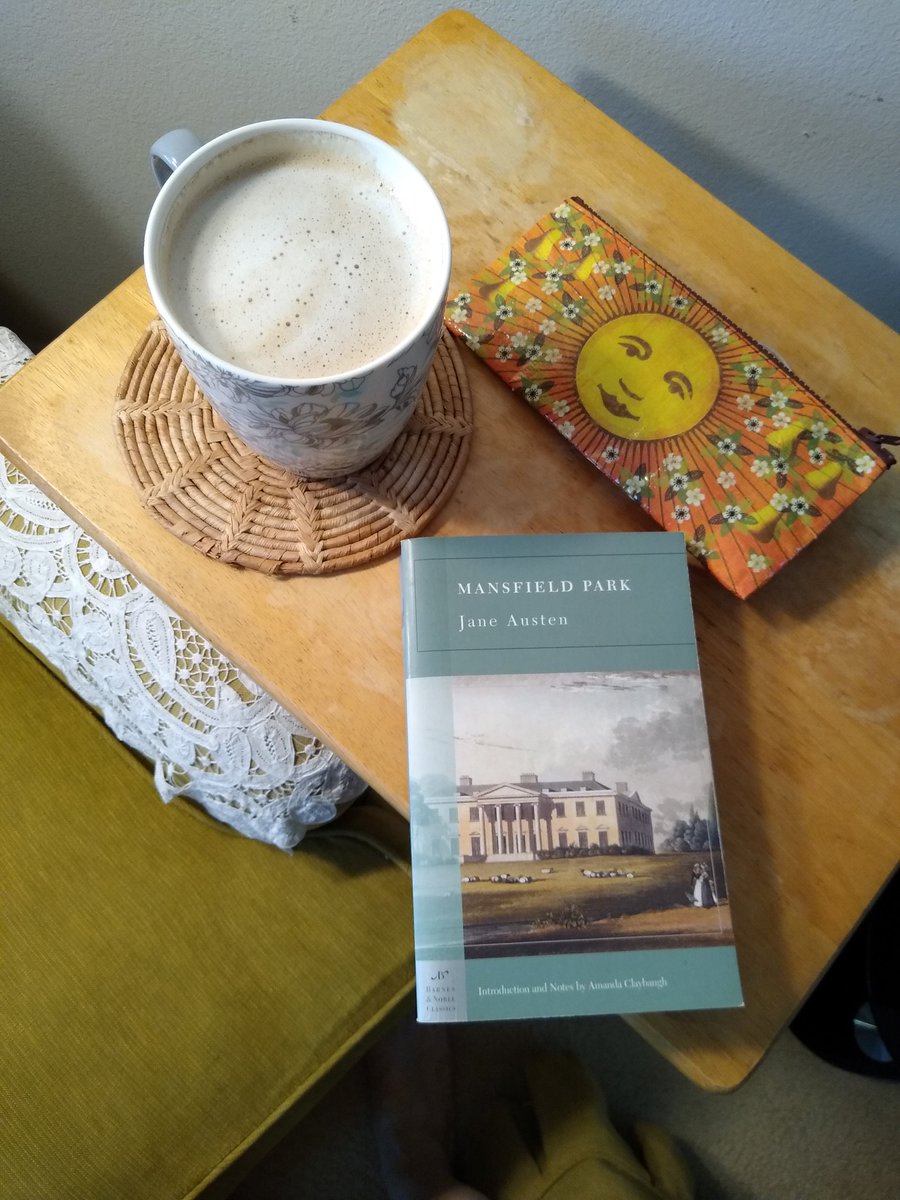 classiclaurie's tweet photo. My #FannyPrice challenge is going very well. This reread is to dive more deeply into her character to see if my perception of her has changed. About halfway through and I do see why I bristled initially. Not sure, yet, if I will completely change my opinion.
#MansfieldPark https://t.co/DRuXWBlptw