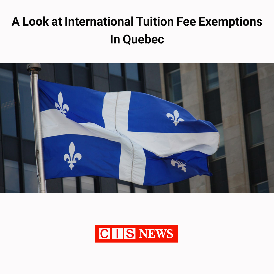 CISNews_Canada's tweet photo. 🛎 A look at international tuition fee exemptions in Quebec
Full Article Here! 👉🏻 https://t.co/saQlQIXC5K
#News #Canada #Toronto #BreakingNews #Immigration #Immigrants #Immigrationnews #CanadaImmigrationNews #CDNIMM #IRCC #RCIC #internationalstudents #studyinQuebec #CISNews https://t.co/yNlOhNeG44