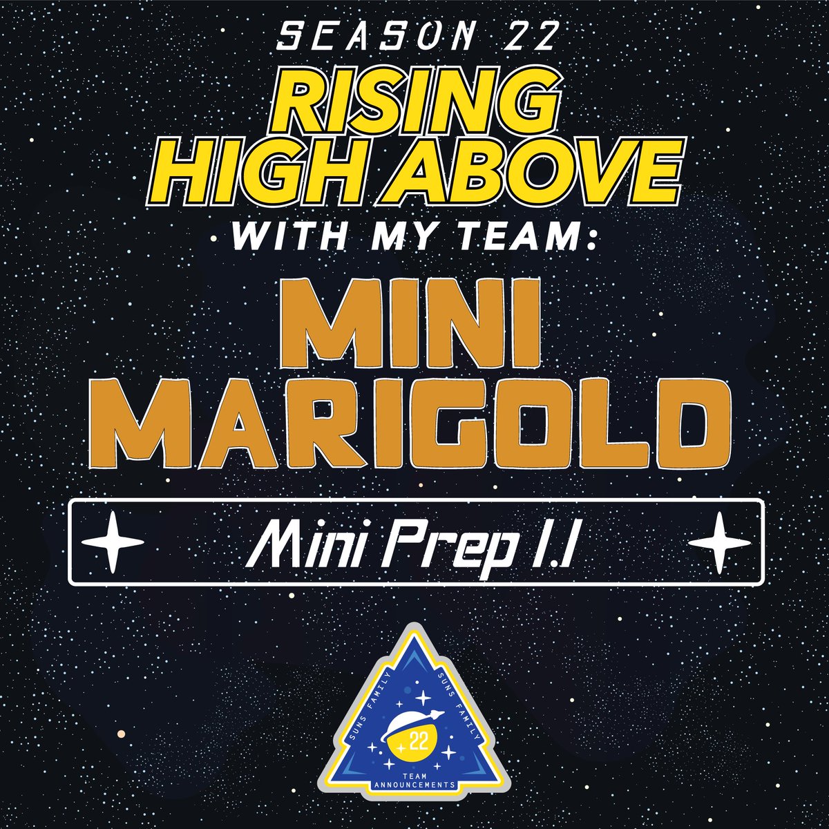 ca_denverco's tweet photo. We’ll be painting the town in bright shades of marigold with the newest prep team from New Mexico! Say hello to MINI MARIGOLD!
#OutOfThisWorld #Season22 #PrepCheer https://t.co/LjvXuuVc4W