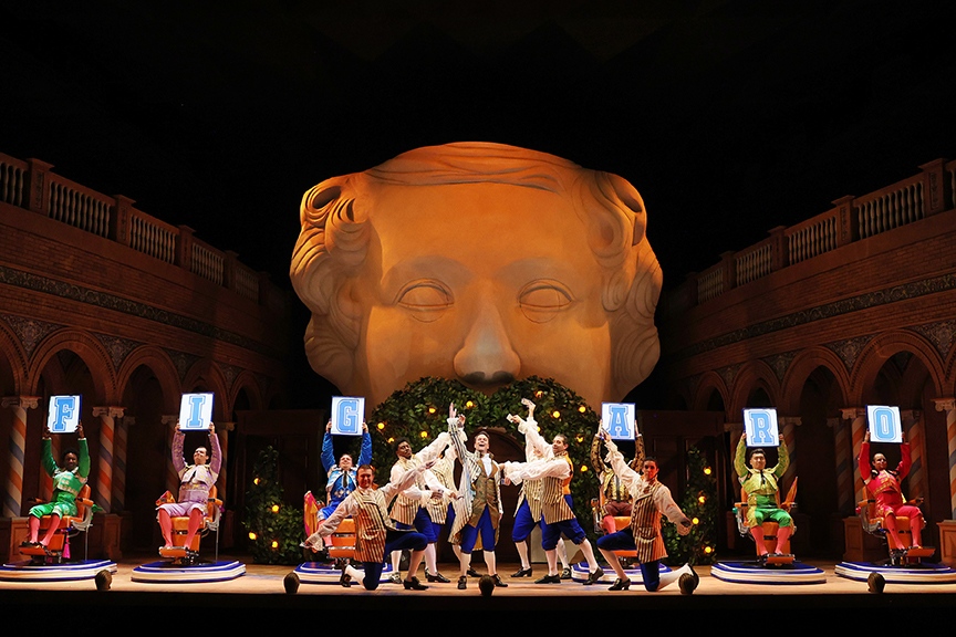santafeopera's tweet photo. Tonight's Barber of Sevill #nmwx weather: Cloudy early with some clearing expected late. Stray shower or thunderstorm possible. Low 60F. SE winds shifting to NNE at 10-15 mph. Aj jacket or wrap is always a good idea.
📷️ Joshua Hopkins @barihopkins and ensemble by @curtisbrownp https://t.co/1sZKtuL0zY