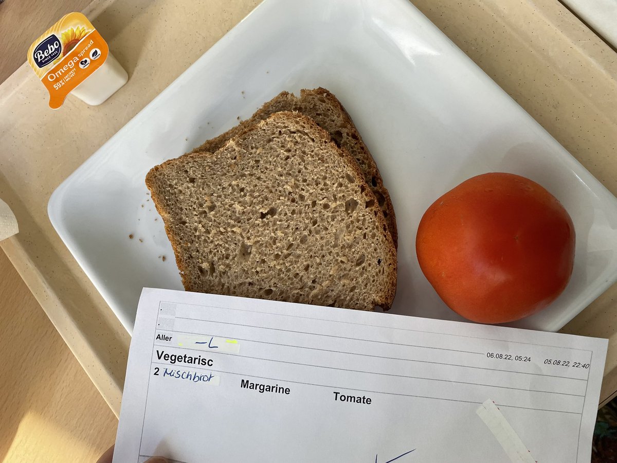 Vegetarisch und laktosefrei. Sie haben getan, was sie konnten.