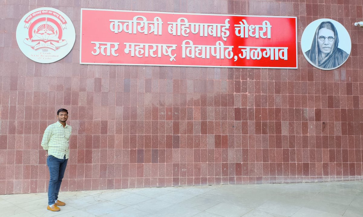 tusharkachare28's tweet photo. कवियत्री बहिणाबाई चौधरी
उत्तर महाराष्ट्र विद्यापीठ, जळगाव.

#वयक्तिक | #work | #education |
#educationtime | #Today | #तुshar❣️ https://t.co/op0zxs2Jl1
