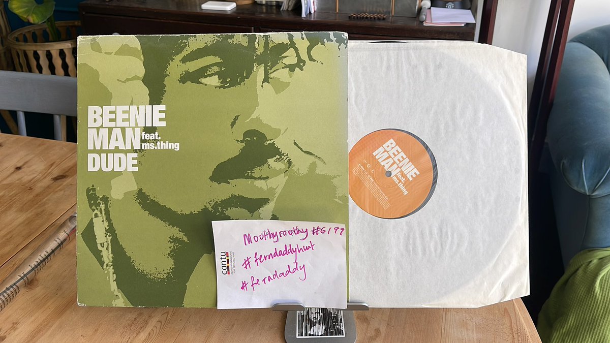 moothyroothy's tweet photo. Given it’s Jamaican Independence Day today my next #ferndaddy item is dedicated - Beanie Man on Vinyl @GRMI_Studios #ferndaddyhunt https://t.co/IQQKSWE6J4